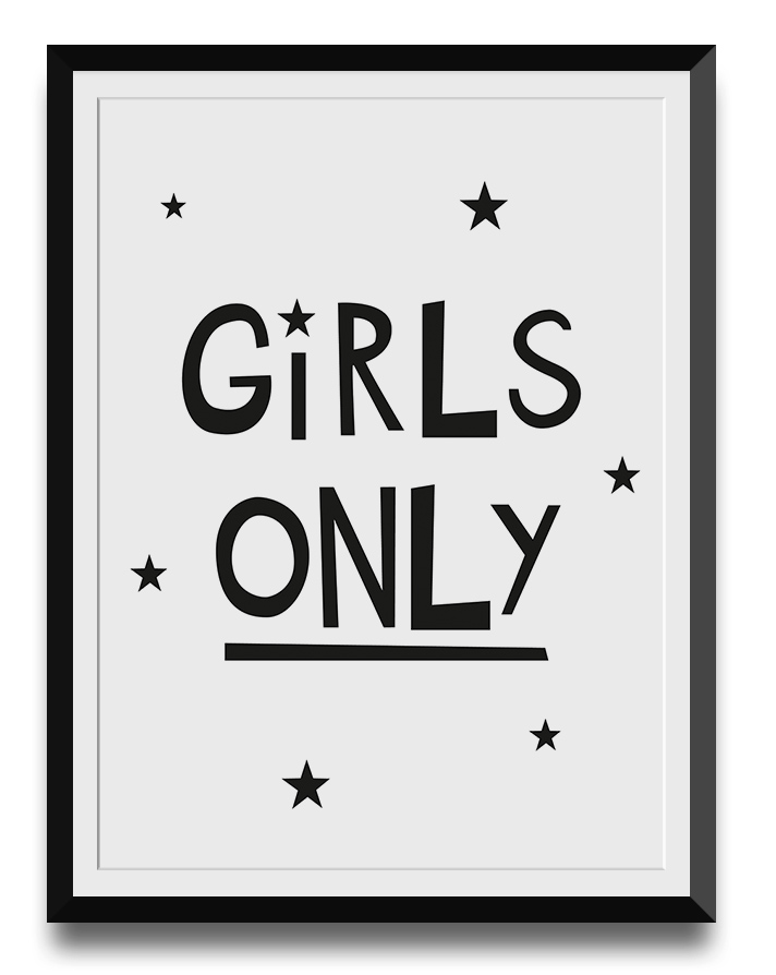 Girls Only On This Wall